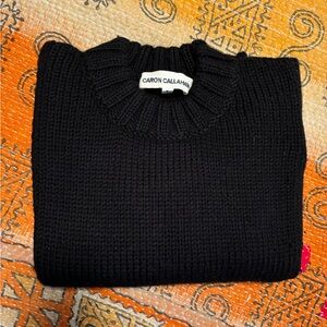 Black wool Caron Callahan sweater